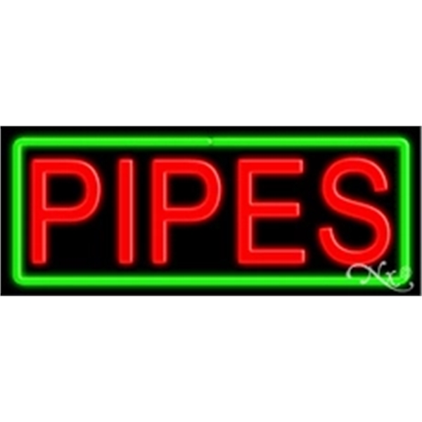 13" x 32" x 3" neon sign, mounted on an unbreakable... from ASI 30442 Above & Beyond Advertising Products / PromoAdLine