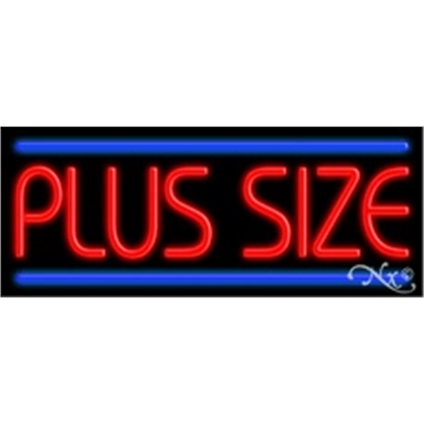 13" x 32" x 3" neon sign, mounted on an unbreakable... from ASI 30442 Above & Beyond Advertising Products / PromoAdLine