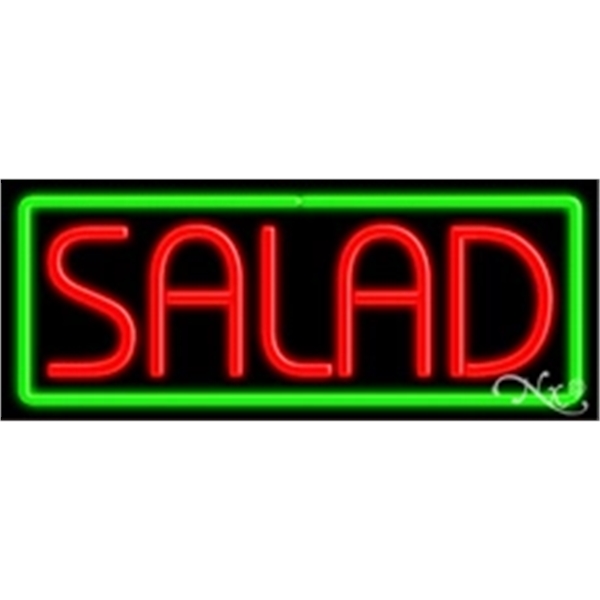 13" x 32" x 3" neon sign, mounted on an unbreakable... from ASI 30442 Above & Beyond Advertising Products / PromoAdLine