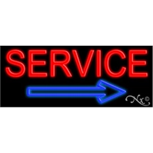 13" x 32" x 3" neon sign, mounted on an unbreakable... from ASI 30442 Above & Beyond Advertising Products / PromoAdLine