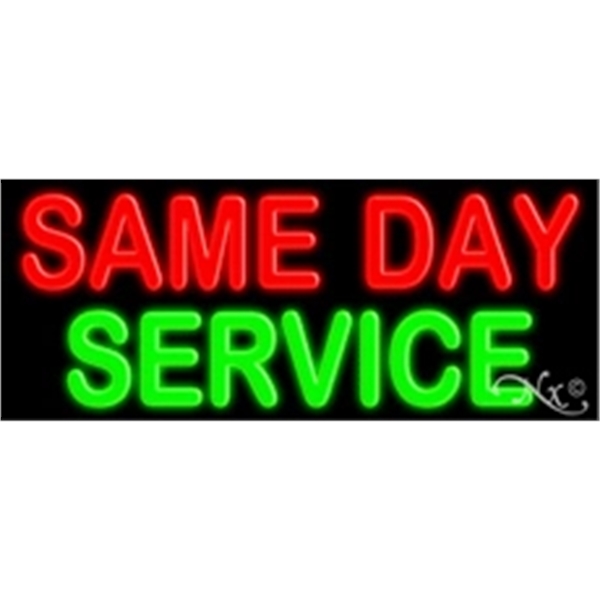 13" x 32" x 3" neon sign, mounted on an unbreakable... from ASI 30442 Above & Beyond Advertising Products / PromoAdLine