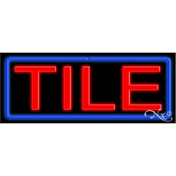 13" x 32" x 3" neon sign, mounted on an unbreakable... from ASI 30442 Above & Beyond Advertising Products / PromoAdLine