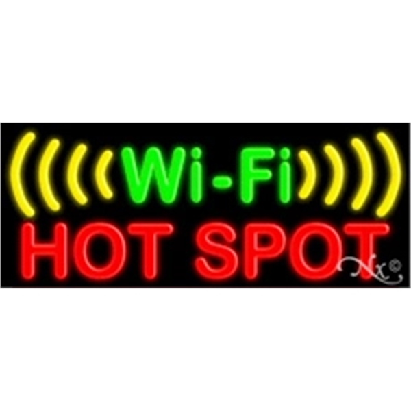 13" x 32" x 3" neon sign, mounted on an unbreakable... from ASI 30442 Above & Beyond Advertising Products / PromoAdLine