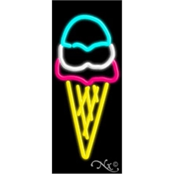 13" x 32" x 3" neon sign, mounted on an unbreakable... from ASI 30442 Above & Beyond Advertising Products / PromoAdLine