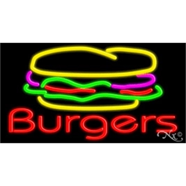 20" x 37" x 3" neon sign, mounted on an unbreakable... from ASI 30442 Above & Beyond Advertising Products / PromoAdLine