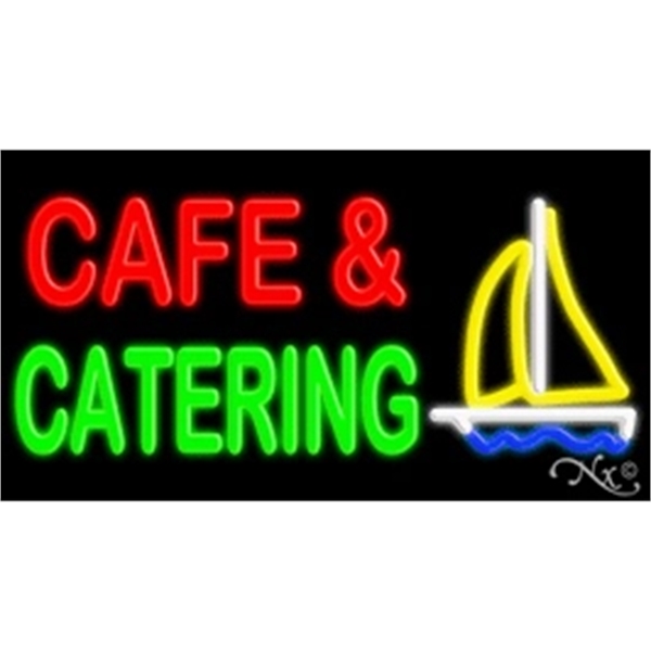 20" x 37" x 3" neon sign, mounted on an unbreakable... from ASI 30442 Above & Beyond Advertising Products / PromoAdLine