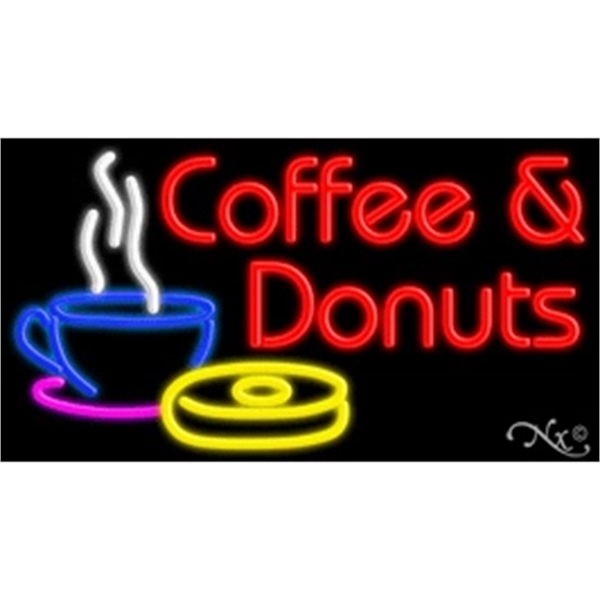 20" x 37" x 3" neon sign, mounted on an unbreakable... from ASI 30442 Above & Beyond Advertising Products / PromoAdLine