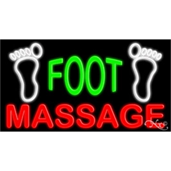 20" x 37" x 3" neon sign, mounted on an unbreakable... from ASI 30442 Above & Beyond Advertising Products / PromoAdLine