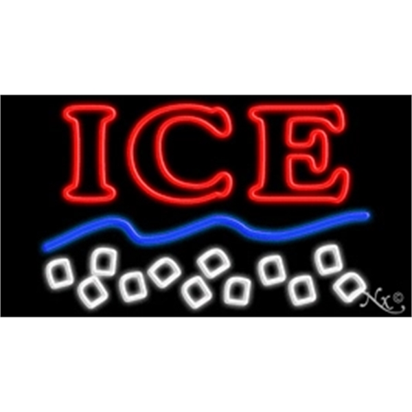 20" x 37" x 3" neon sign, mounted on an unbreakable... from ASI 30442 Above & Beyond Advertising Products / PromoAdLine