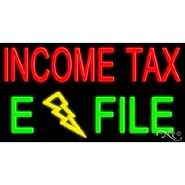 20" x 37" x 3" neon sign, mounted on an unbreakable... from ASI 30442 Above & Beyond Advertising Products / PromoAdLine