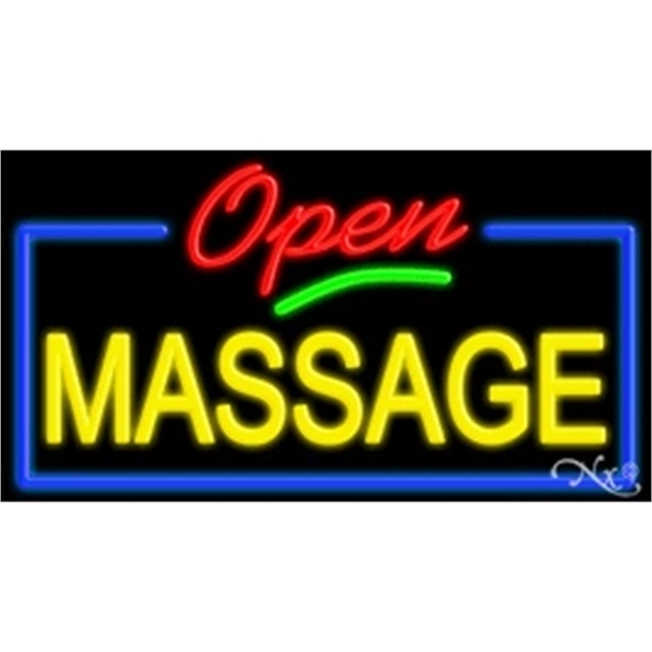 20" x 37" x 3" neon sign, mounted on an unbreakable... from ASI 30442 Above & Beyond Advertising Products / PromoAdLine