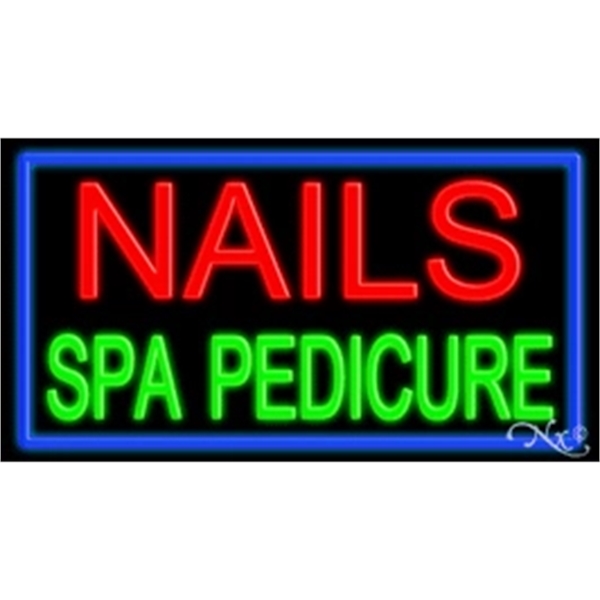 20" x 37" x 3" neon sign, mounted on an unbreakable... from ASI 30442 Above & Beyond Advertising Products / PromoAdLine