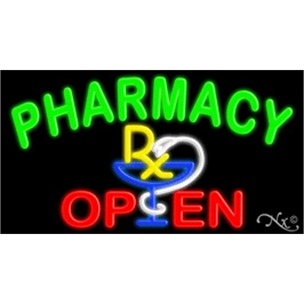 20" x 37" x 3" neon sign, mounted on an unbreakable... from ASI 30442 Above & Beyond Advertising Products / PromoAdLine