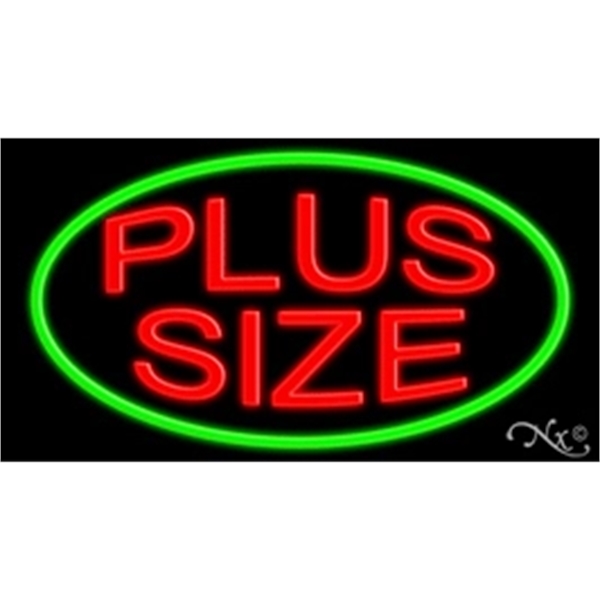 20" x 37" x 3" neon sign, mounted on an unbreakable... from ASI 30442 Above & Beyond Advertising Products / PromoAdLine