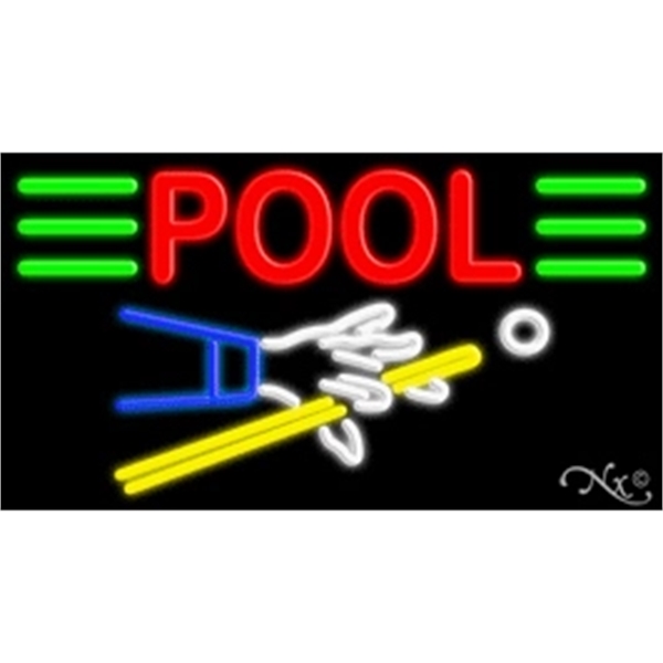 20" x 37" x 3" neon sign, mounted on an unbreakable... from ASI 30442 Above & Beyond Advertising Products / PromoAdLine