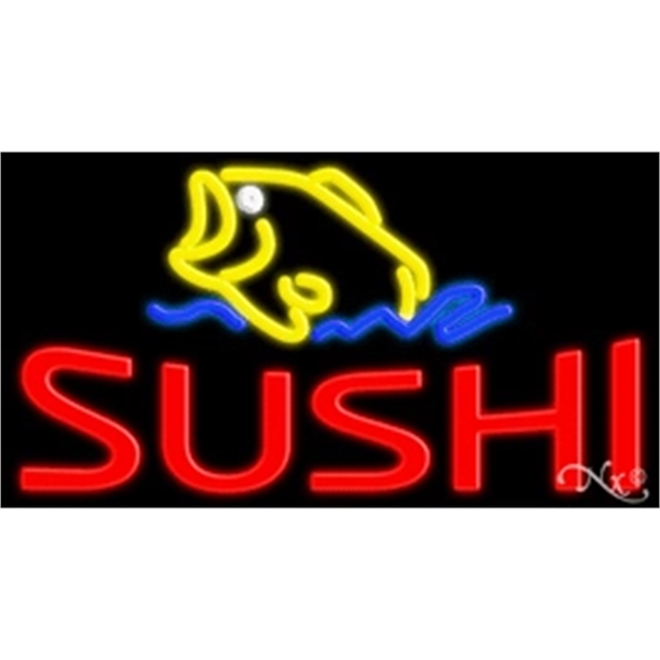 20" x 37" x 3" neon sign, mounted on an unbreakable... from ASI 30442 Above & Beyond Advertising Products / PromoAdLine