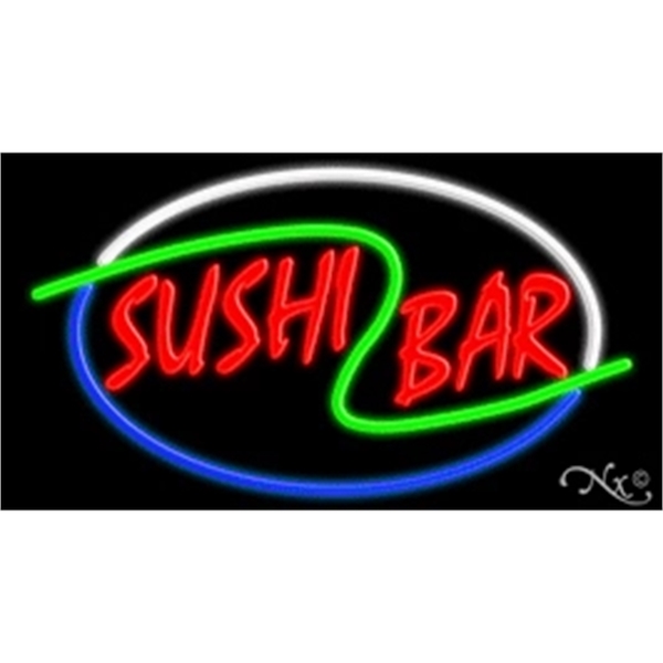 20" x 37" x 3" neon sign, mounted on an unbreakable... from ASI 30442 Above & Beyond Advertising Products / PromoAdLine