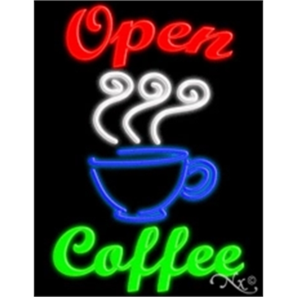 20" x 37" x 3" neon sign, mounted on an unbreakable... from ASI 30442 Above & Beyond Advertising Products / PromoAdLine