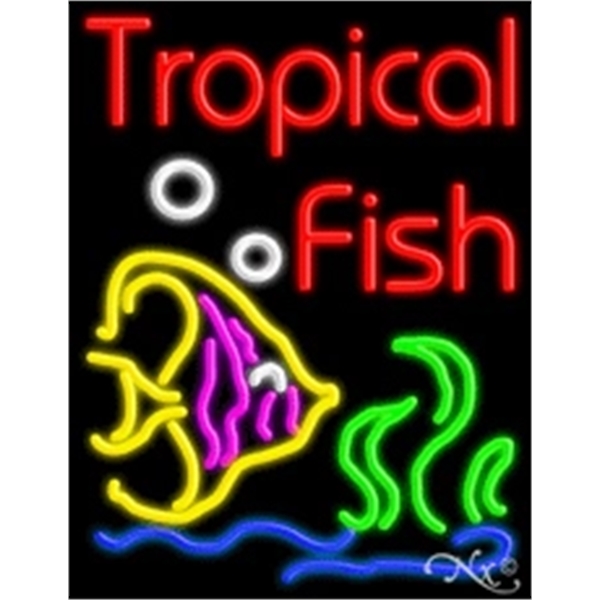 24" x 31" x 3" neon sign, mounted on an unbreakable... from ASI 30442 Above & Beyond Advertising Products / PromoAdLine