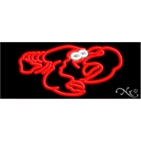 13" x 32" x 3" neon sign, mounted on an unbreakable... from ASI 30442 Above & Beyond Advertising Products / PromoAdLine