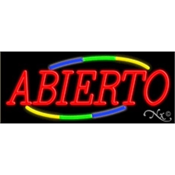 13" x 32" x 3" neon sign, mounted on an unbreakable... from ASI 30442 Above & Beyond Advertising Products / PromoAdLine