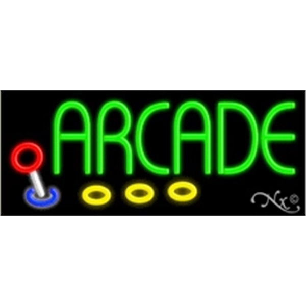 13" x 32" x 3" neon sign, mounted on an unbreakable... from ASI 30442 Above & Beyond Advertising Products / PromoAdLine