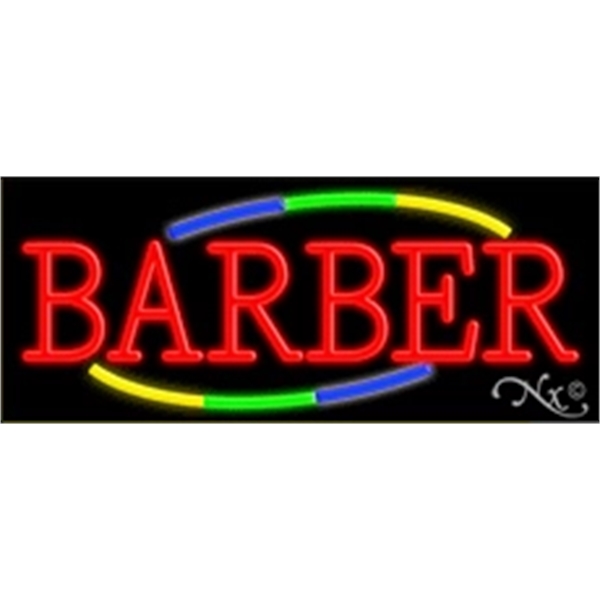 13" x 32" x 3" neon sign, mounted on an unbreakable... from ASI 30442 Above & Beyond Advertising Products / PromoAdLine