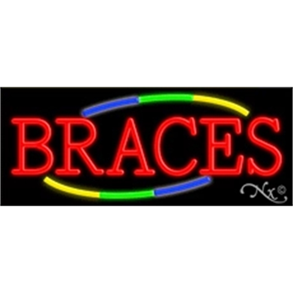 13" x 32" x 3" neon sign, mounted on an unbreakable... from ASI 30442 Above & Beyond Advertising Products / PromoAdLine