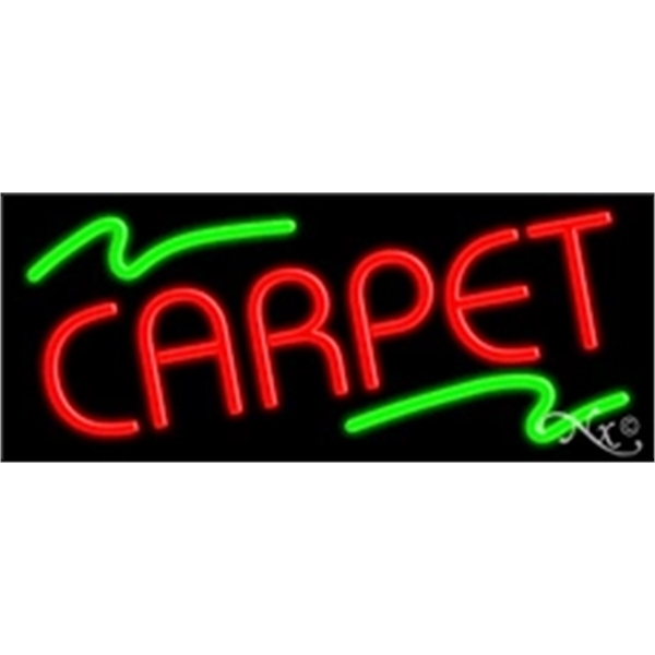 13" x 32" x 3" neon sign, mounted on an unbreakable... from ASI 30442 Above & Beyond Advertising Products / PromoAdLine