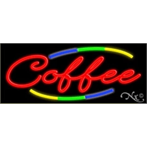 13" x 32" x 3" neon sign, mounted on an unbreakable... from ASI 30442 Above & Beyond Advertising Products / PromoAdLine