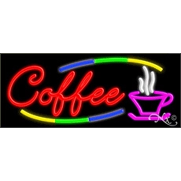 13" x 32" x 3" neon sign, mounted on an unbreakable... from ASI 30442 Above & Beyond Advertising Products / PromoAdLine