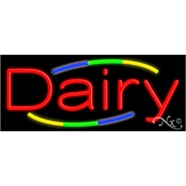 13" x 32" x 3" neon sign, mounted on an unbreakable... from ASI 30442 Above & Beyond Advertising Products / PromoAdLine