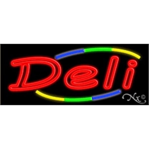 13" x 32" x 3" neon sign, mounted on an unbreakable... from ASI 30442 Above & Beyond Advertising Products / PromoAdLine