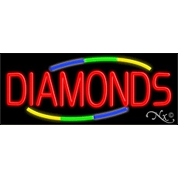 13" x 32" x 3" neon sign, mounted on an unbreakable... from ASI 30442 Above & Beyond Advertising Products / PromoAdLine