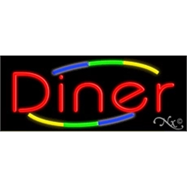 13" x 32" x 3" neon sign, mounted on an unbreakable... from ASI 30442 Above & Beyond Advertising Products / PromoAdLine