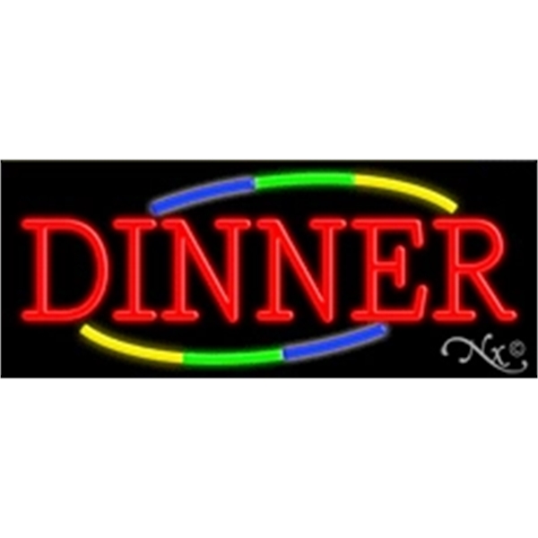 13" x 32" x 3" neon sign, mounted on an unbreakable... from ASI 30442 Above & Beyond Advertising Products / PromoAdLine