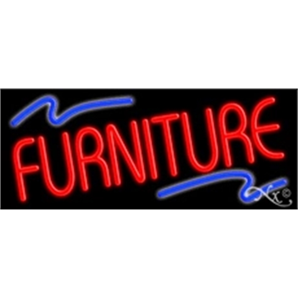 13" x 32" x 3" neon sign, mounted on an unbreakable... from ASI 30442 Above & Beyond Advertising Products / PromoAdLine