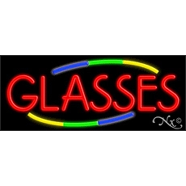 13" x 32" x 3" neon sign, mounted on an unbreakable... from ASI 30442 Above & Beyond Advertising Products / PromoAdLine