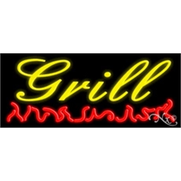 13" x 32" x 3" neon sign, mounted on an unbreakable... from ASI 30442 Above & Beyond Advertising Products / PromoAdLine