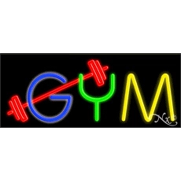 13" x 32" x 3" neon sign, mounted on an unbreakable... from ASI 30442 Above & Beyond Advertising Products / PromoAdLine