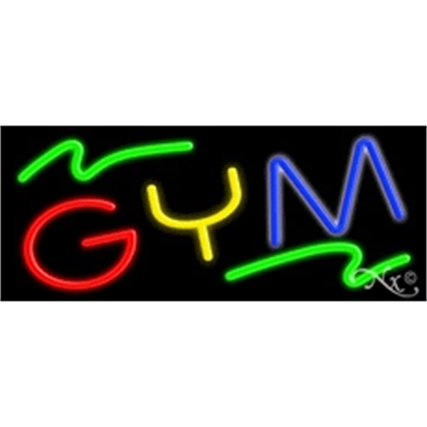 13" x 32" x 3" neon sign, mounted on an unbreakable... from ASI 30442 Above & Beyond Advertising Products / PromoAdLine