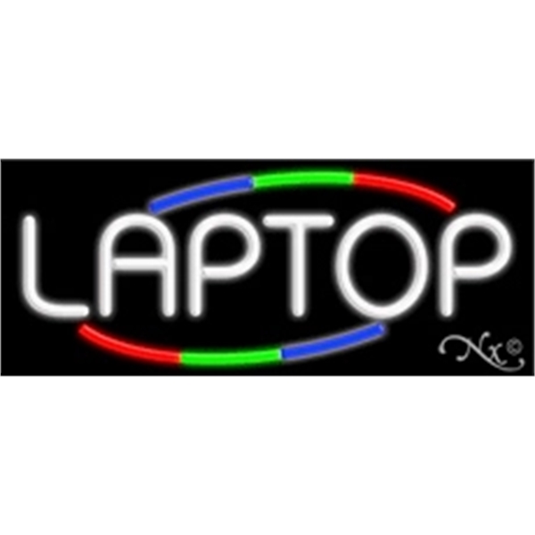 13" x 32" x 3" neon sign, mounted on an unbreakable... from ASI 30442 Above & Beyond Advertising Products / PromoAdLine