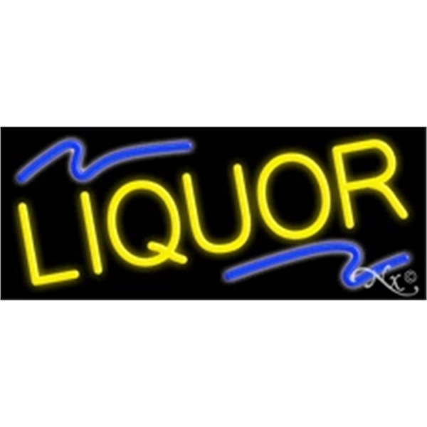 13" x 32" x 3" neon sign, mounted on an unbreakable... from ASI 30442 Above & Beyond Advertising Products / PromoAdLine