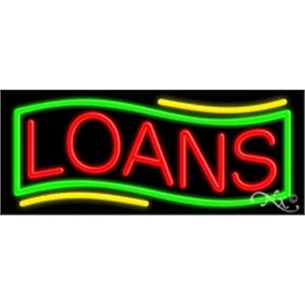 13" x 32" x 3" neon sign, mounted on an unbreakable... from ASI 30442 Above & Beyond Advertising Products / PromoAdLine