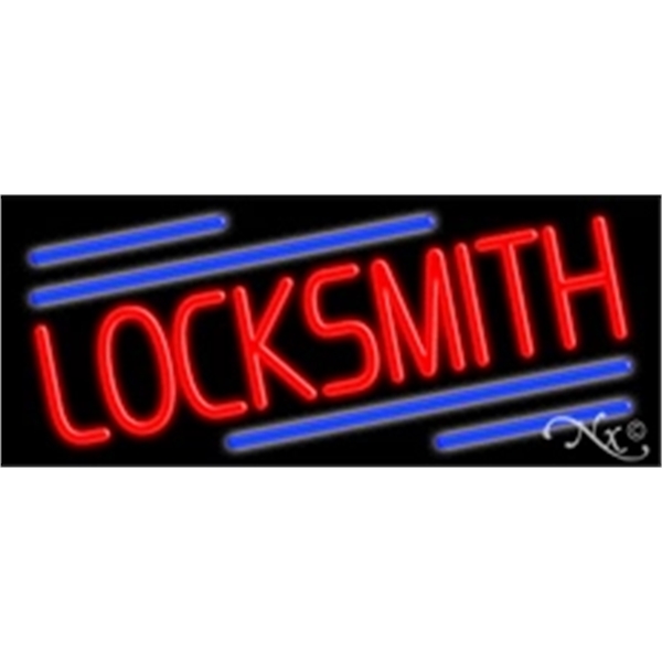 13" x 32" x 3" neon sign, mounted on an unbreakable... from ASI 30442 Above & Beyond Advertising Products / PromoAdLine