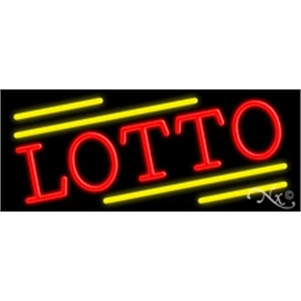 13" x 32" x 3" neon sign, mounted on an unbreakable... from ASI 30442 Above & Beyond Advertising Products / PromoAdLine