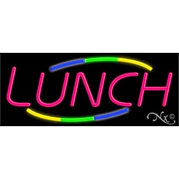 13" x 32" x 3" neon sign, mounted on an unbreakable... from ASI 30442 Above & Beyond Advertising Products / PromoAdLine