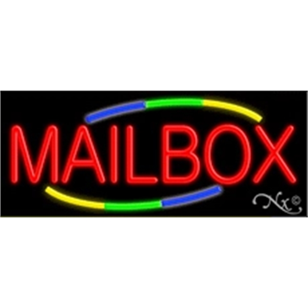 13" x 32" x 3" neon sign, mounted on an unbreakable... from ASI 30442 Above & Beyond Advertising Products / PromoAdLine