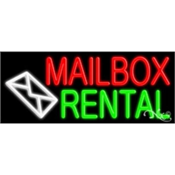 13" x 32" x 3" neon sign, mounted on an unbreakable... from ASI 30442 Above & Beyond Advertising Products / PromoAdLine