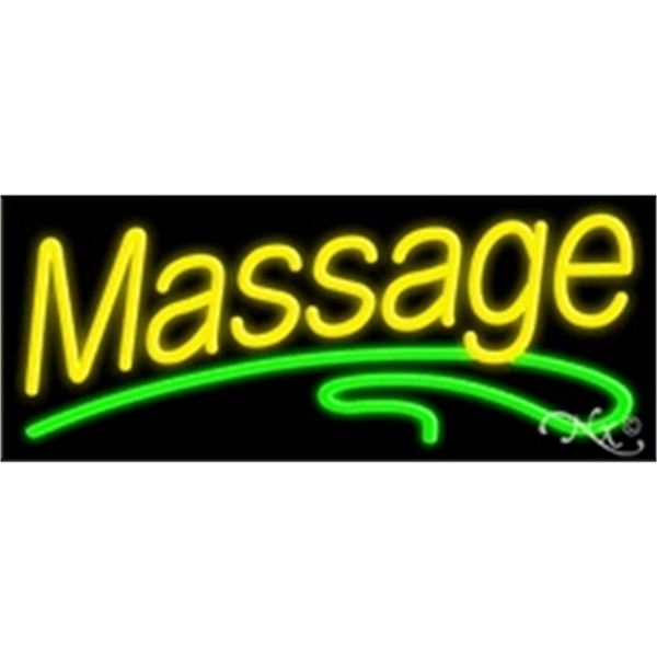 13" x 32" x 3" neon sign, mounted on an unbreakable... from ASI 30442 Above & Beyond Advertising Products / PromoAdLine